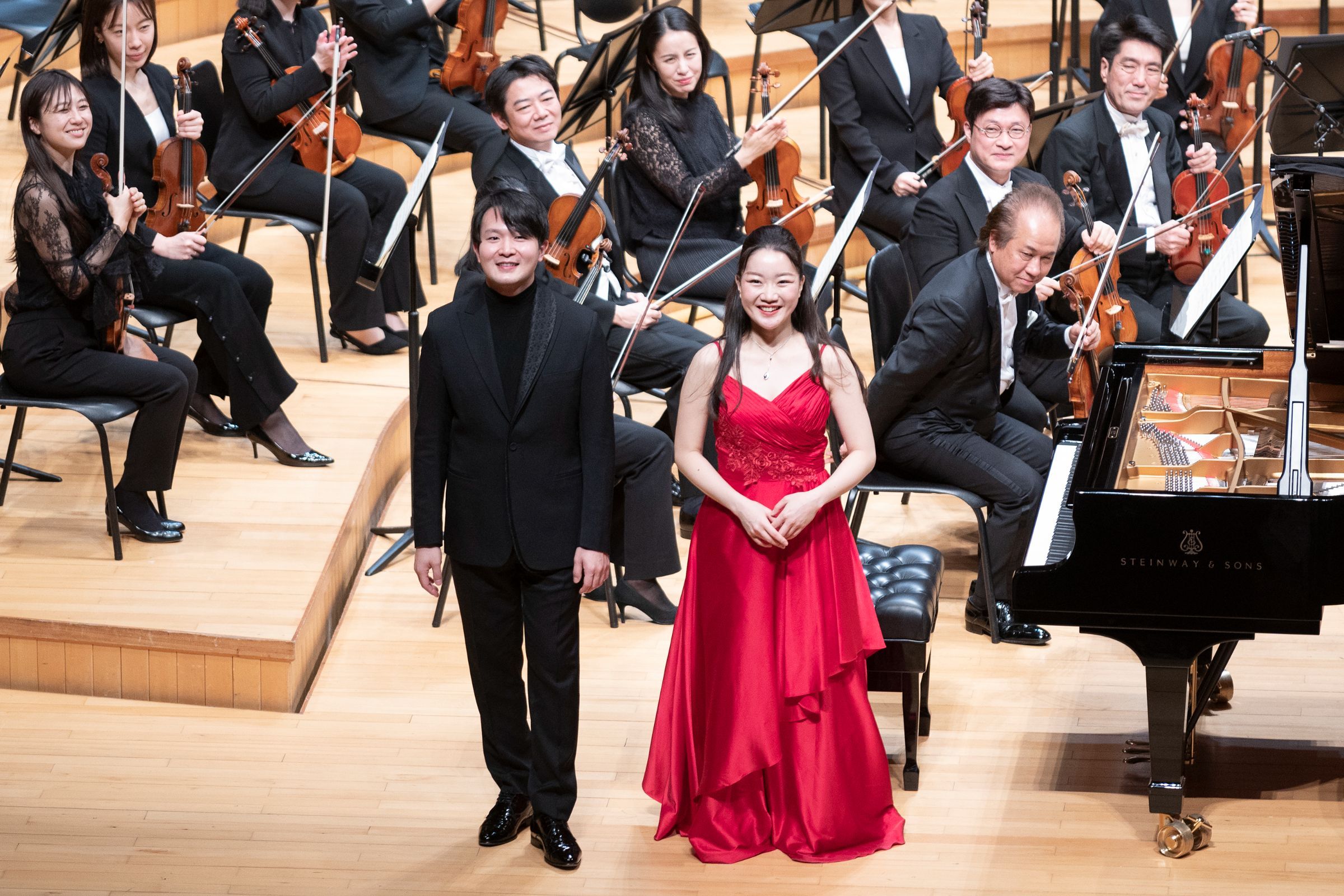 Yekwon Sunwoo and Kaoruko Igarashi &copy; Courtesy of KBS Symphony Orchestra