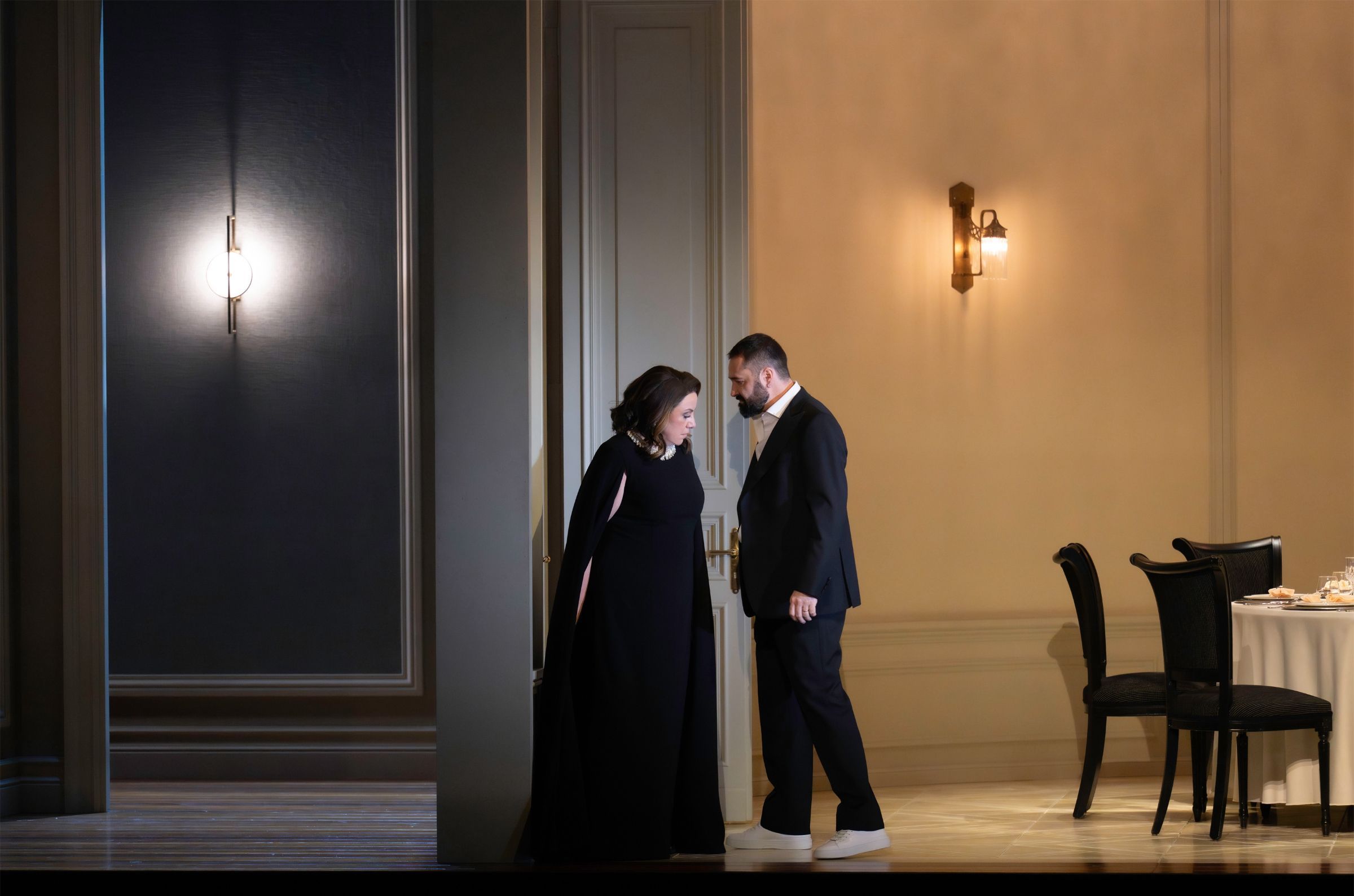 Anna Bonitatibus (Agrippina) und Christophe Dumaux (Nerone) &copy; Monika Rittershaus