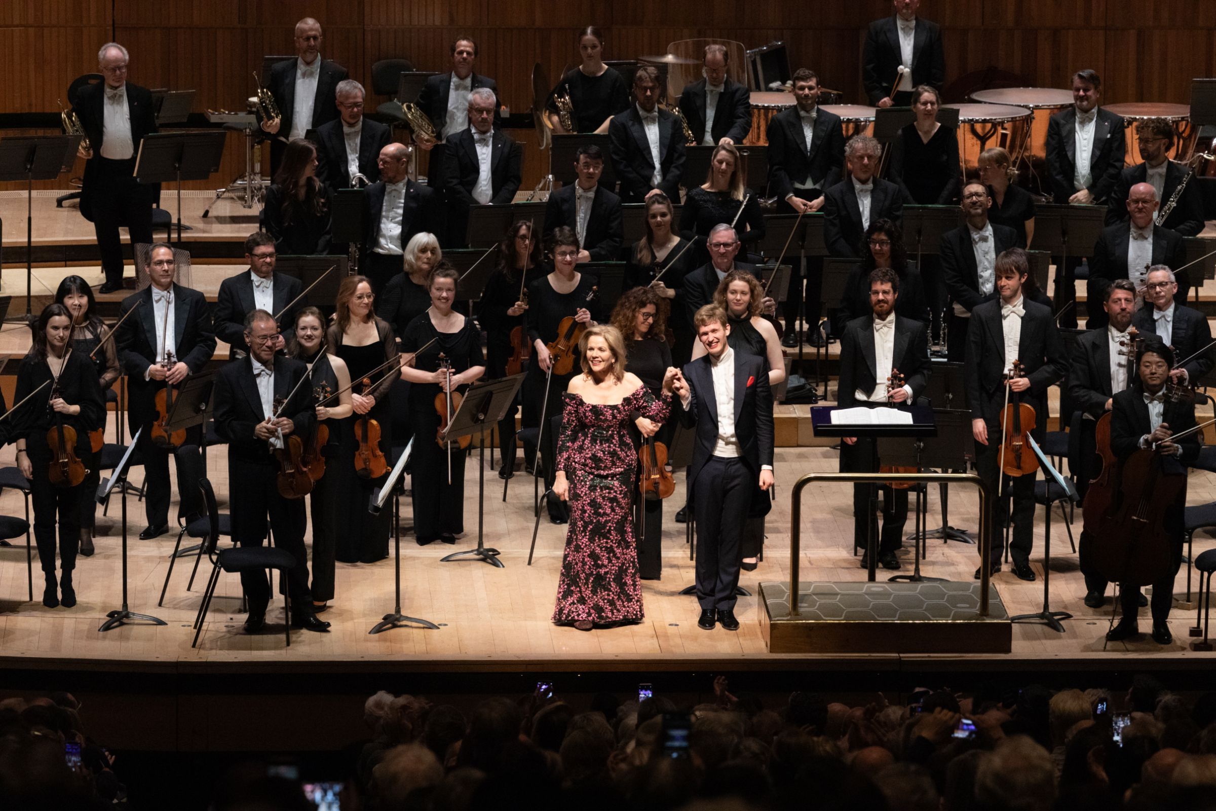 Renée Fleming and Thomas Guggeis &copy; Courtesy of the London Philharmonic Orchestra
