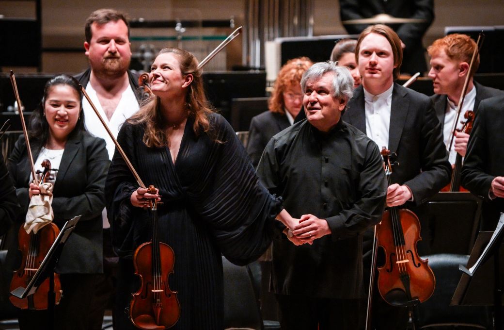 Janine Jansen and Sir Antonio Pappano © Chris Lee