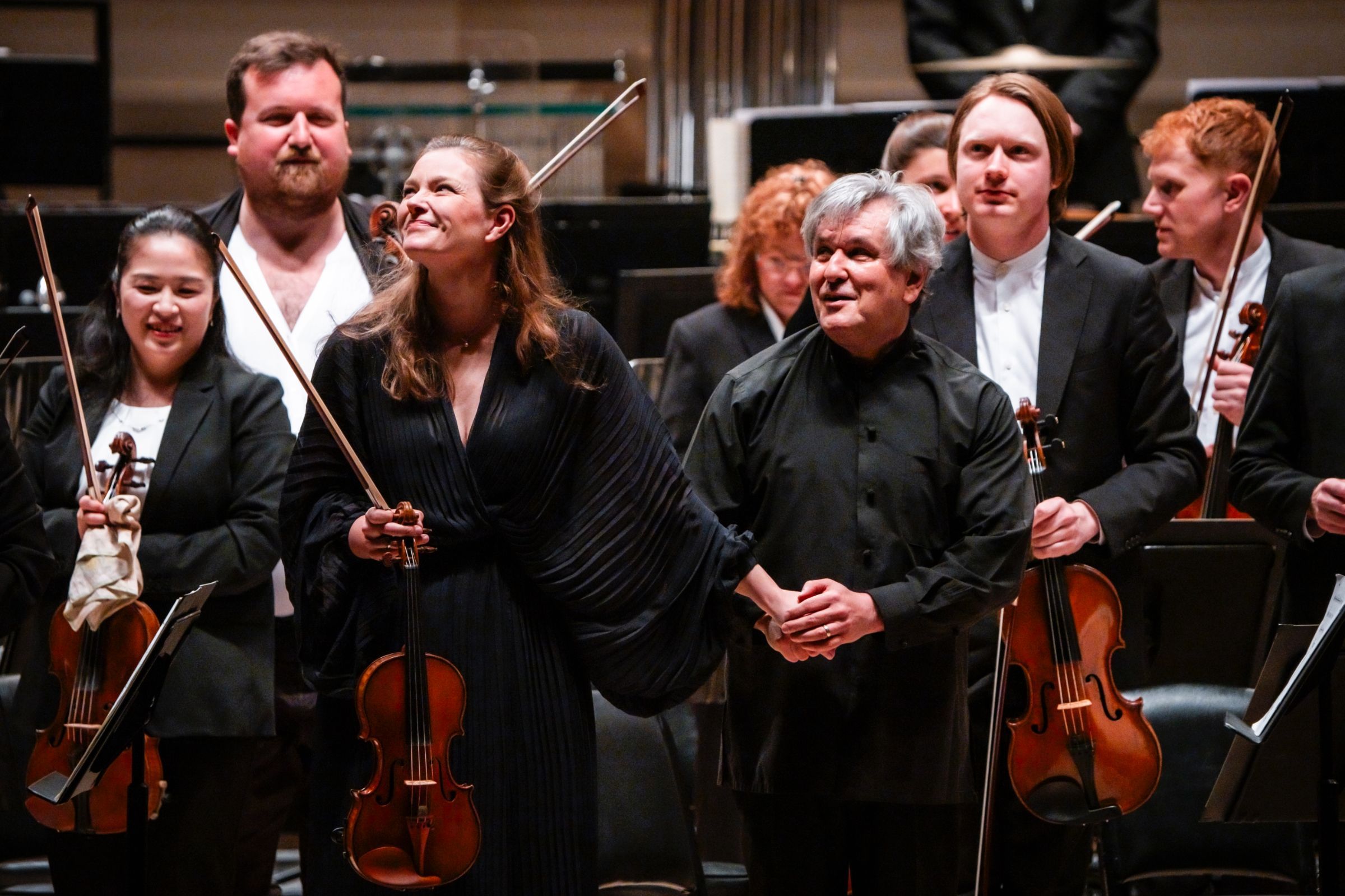 Janine Jansen and Sir Antonio Pappano © Chris Lee