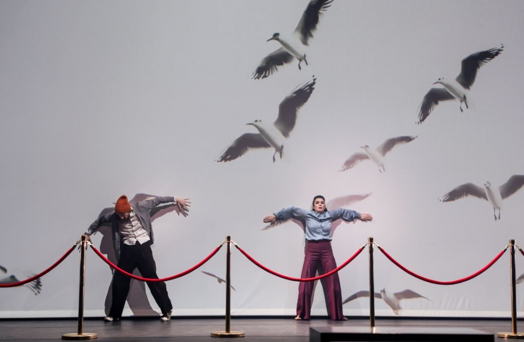 Christopher Akrill and Natalia Osipova in <i>The Exhibition</i> by Jo Strømgren © Andrej Uspenski