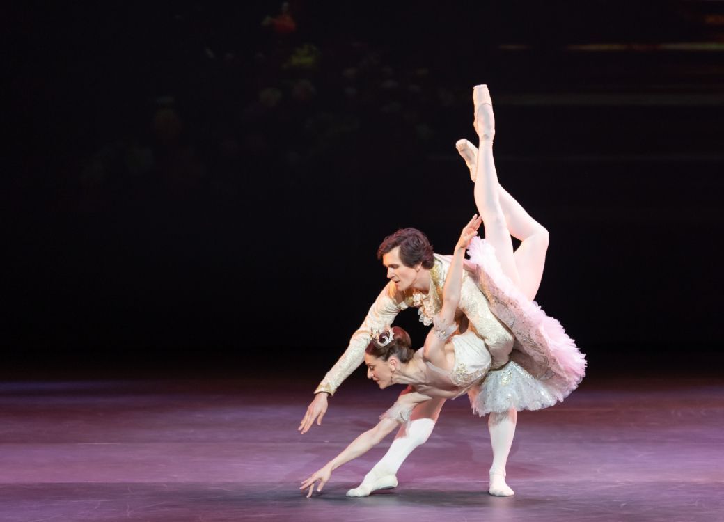 Marianela N&uacute;&ntilde;ez and William Bracewell in <i>The Sleeping Beauty pas de deux</i> &copy; Jack Devant