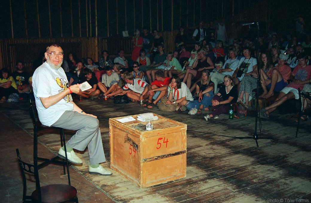 Veljo Tormis at Viljandi Folk Music Festival, 1997 &copy; T&otilde;nu Tormis