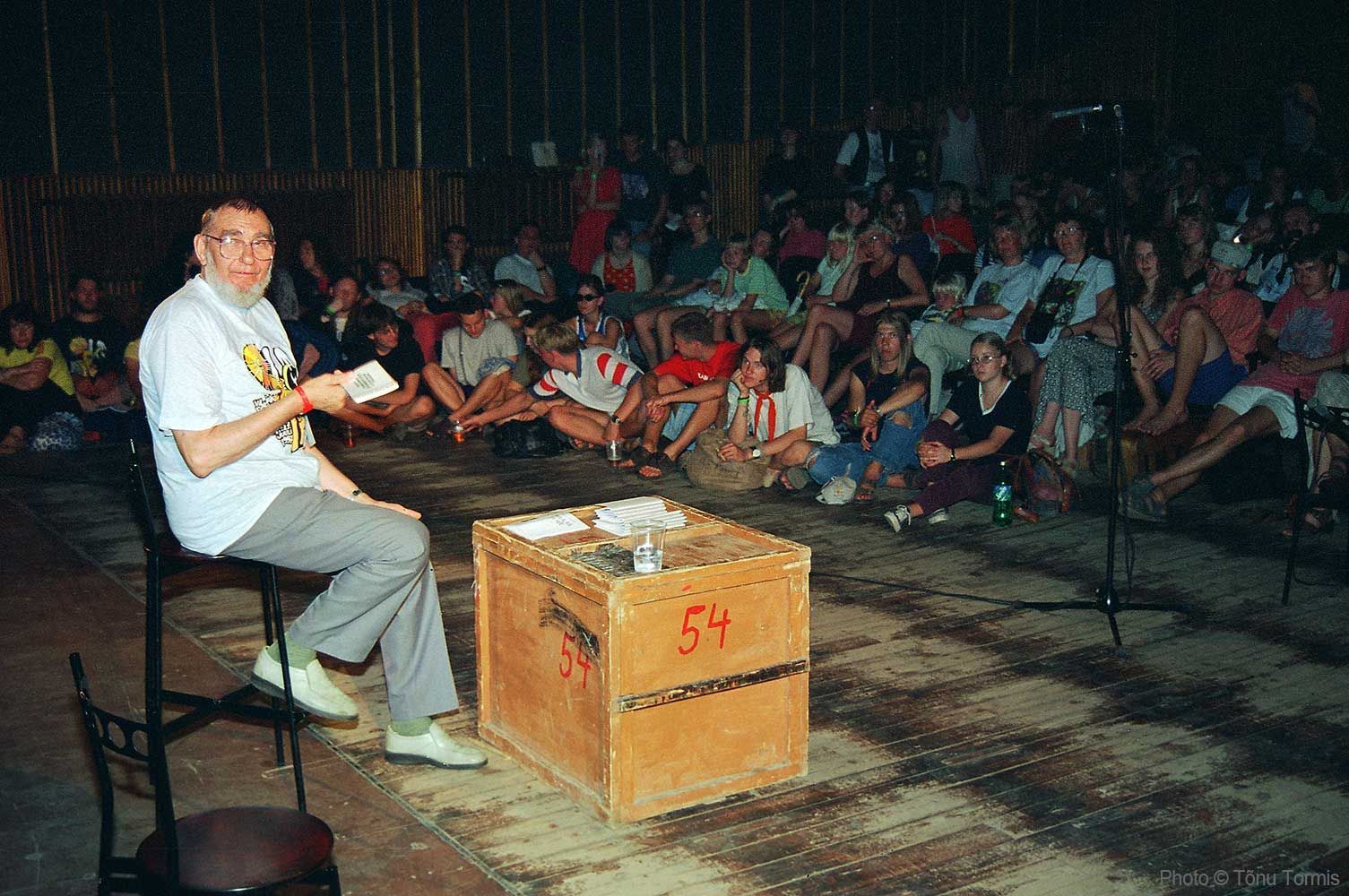 Veljo Tormis at Viljandi Folk Music Festival, 1997 &copy; Tõnu Tormis