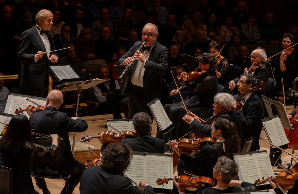 Iván Fischer, Ákos Ács and the Budapest Festival Orchestra &copy; Pete Woodhead for the Southbank Centre