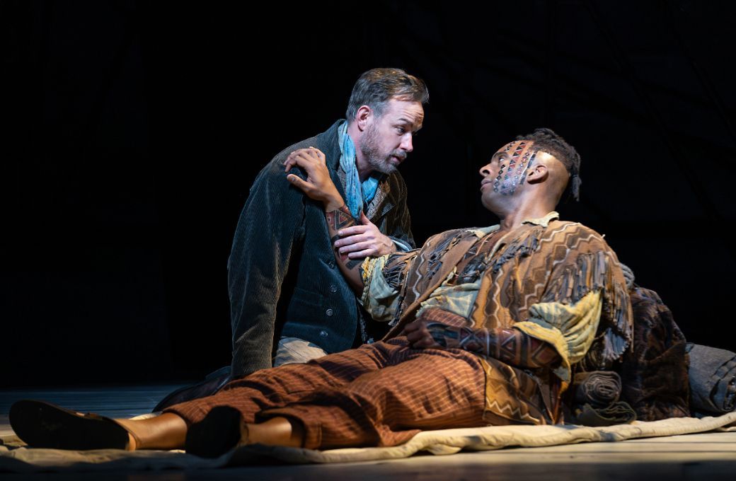 Stephen Costello (Greenhorn) and Ryan Speedo Green (Queegqueg) &copy; Karen Almond | Met Opera