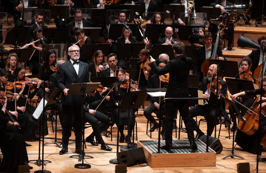 Lambert Wilson, Joshua Weilerstein et l'Orchestre National de Lille © Ugo Ponte / onl
