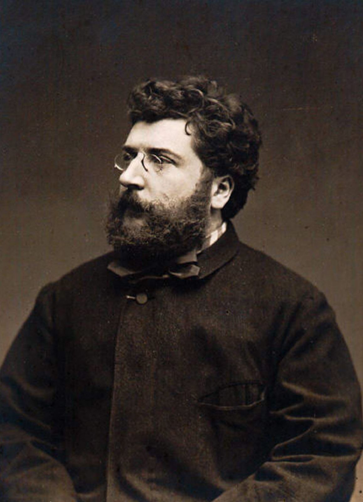 Georges Bizet, photographed by Étienne Carjat in 1875 &copy; Public domain