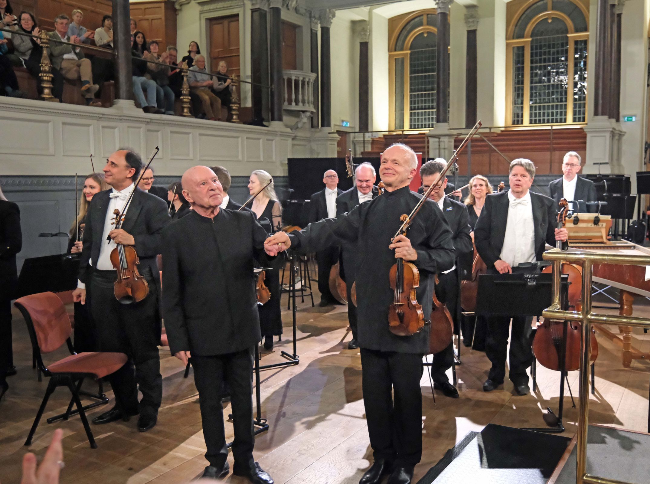 Christoph Eschenbach, Thomas Zehetmair and the Oxford Philharmonic Orchestra &copy; Nicholas Posner