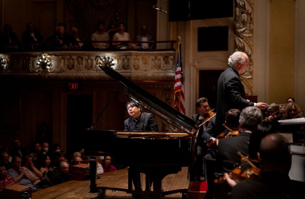 Lang Lang, Manfred Honeck and the Pittsburgh Symphony &copy; Nancy Andrews