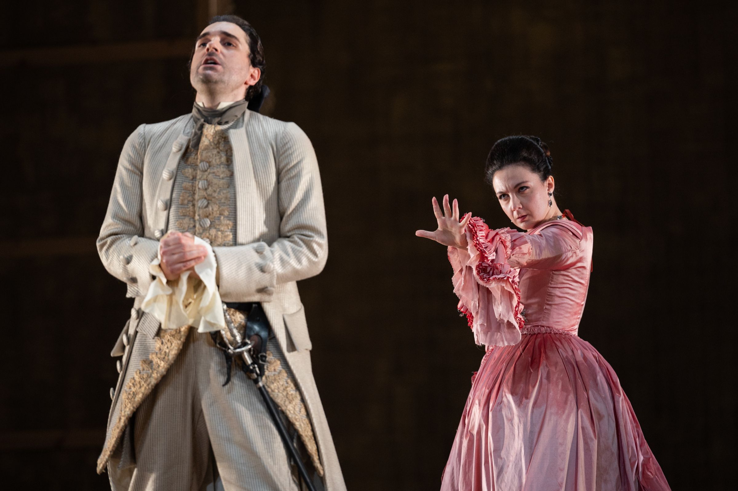 Carlo Vistoli (Ruggiero) and Mariangela Sicilia (Alcina) &copy; Fabrizio Sansoni | Teatro dell’Opera di Roma