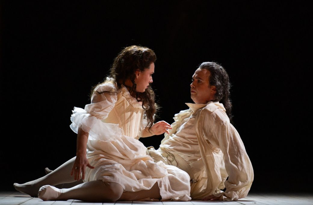 Mary Bevan (Morgana) and Anthony Gregory (Oronte) &copy; Fabrizio Sansoni | Teatro dell&rsquo;Opera di Roma