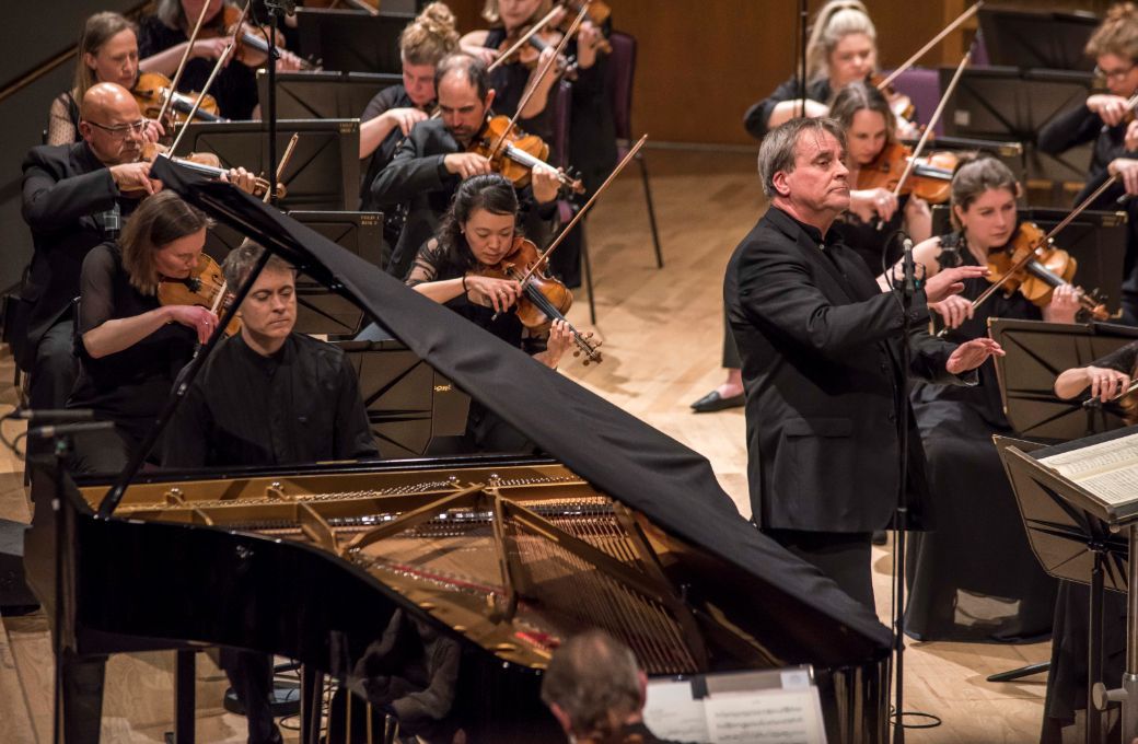Paul Lewis, John Storgårds and the BBC Philharmonic Orchestra &copy; Chris Payne