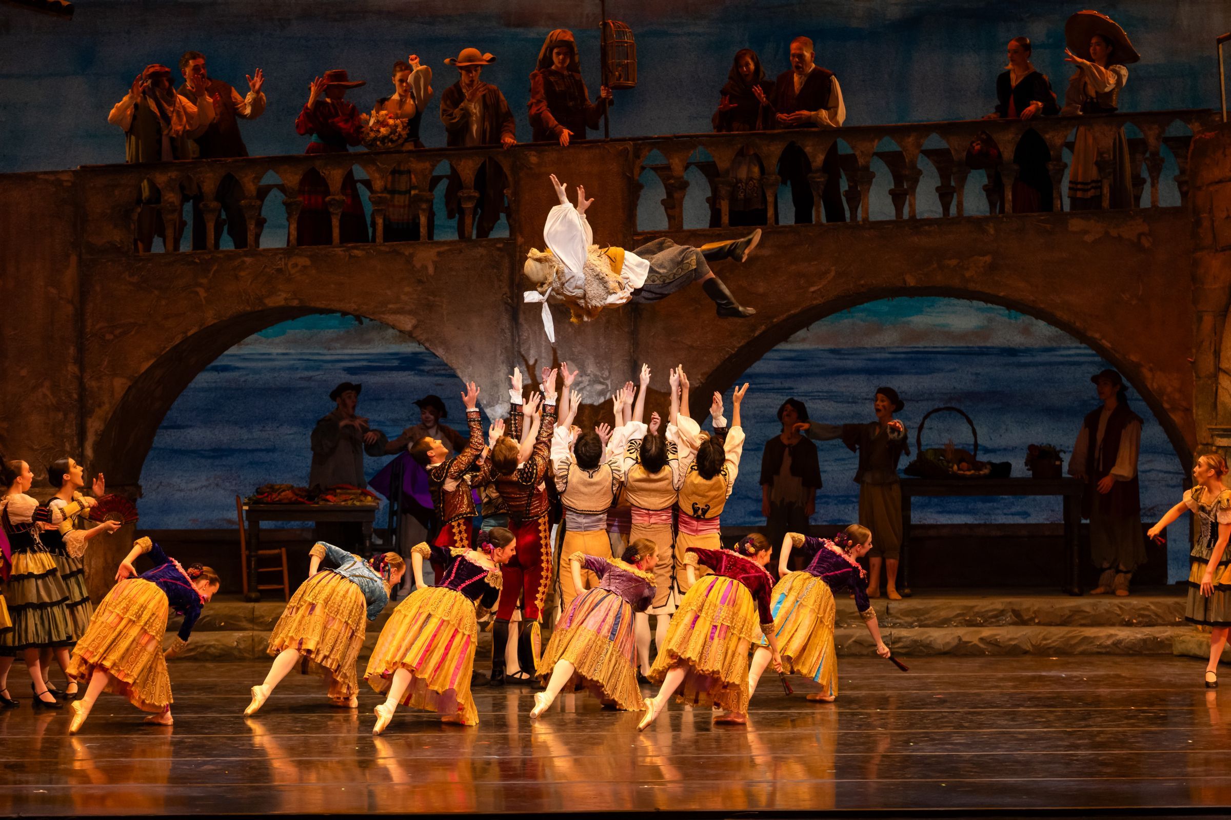 Isaac Allen with Kansas City Ballet in Anna-Marie Holmes' <i>Don Quixote</i> © Brett Pruitt & East Market Studios