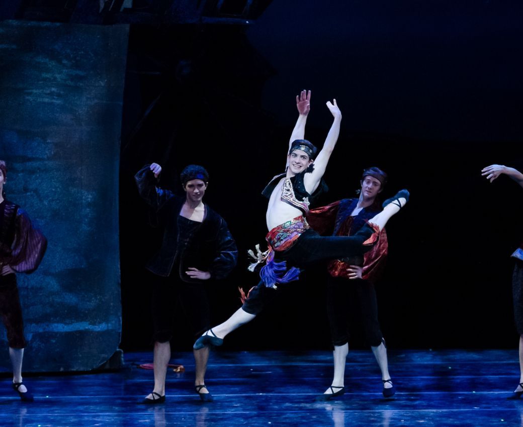 Joshua Kiesel in Anna-Marie Holmes' production <i>Don Quixote</i> © Brett Pruitt & East Market Studios
