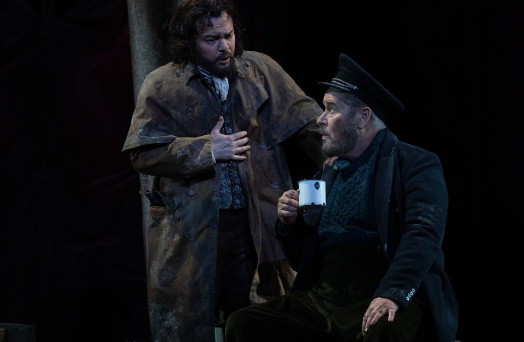 Jordan Shanahan (Dutchman) and James Creswell (Daland) &copy; Patrick Redmond