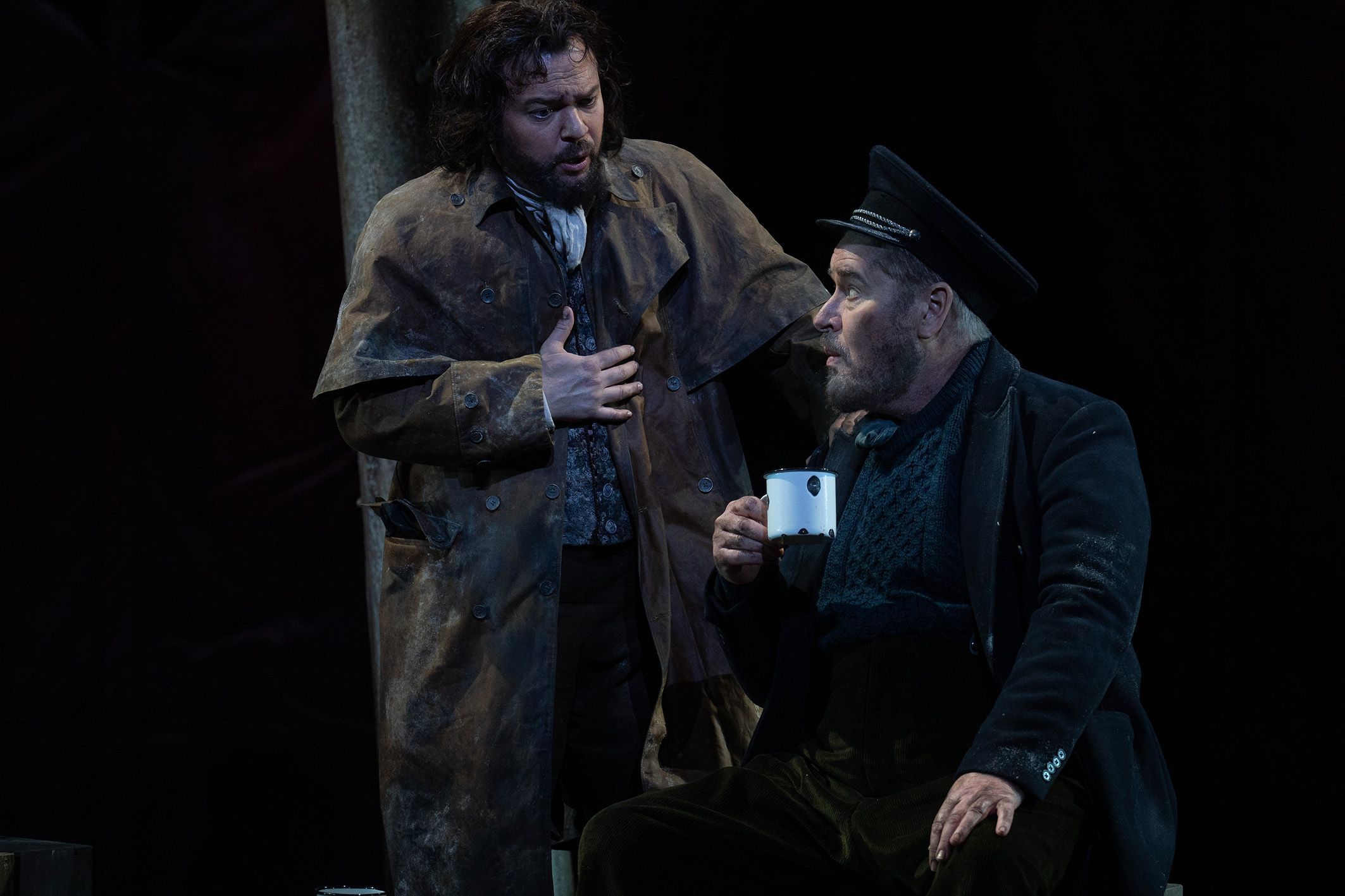Jordan Shanahan (Dutchman) and James Creswell (Daland) &copy; Patrick Redmond
