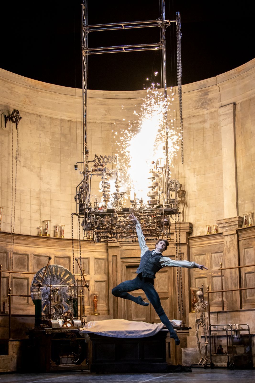 Aaron Robison in Liam Scarlett's <i>Frankenstein</i> &copy; Lindsay Thomas