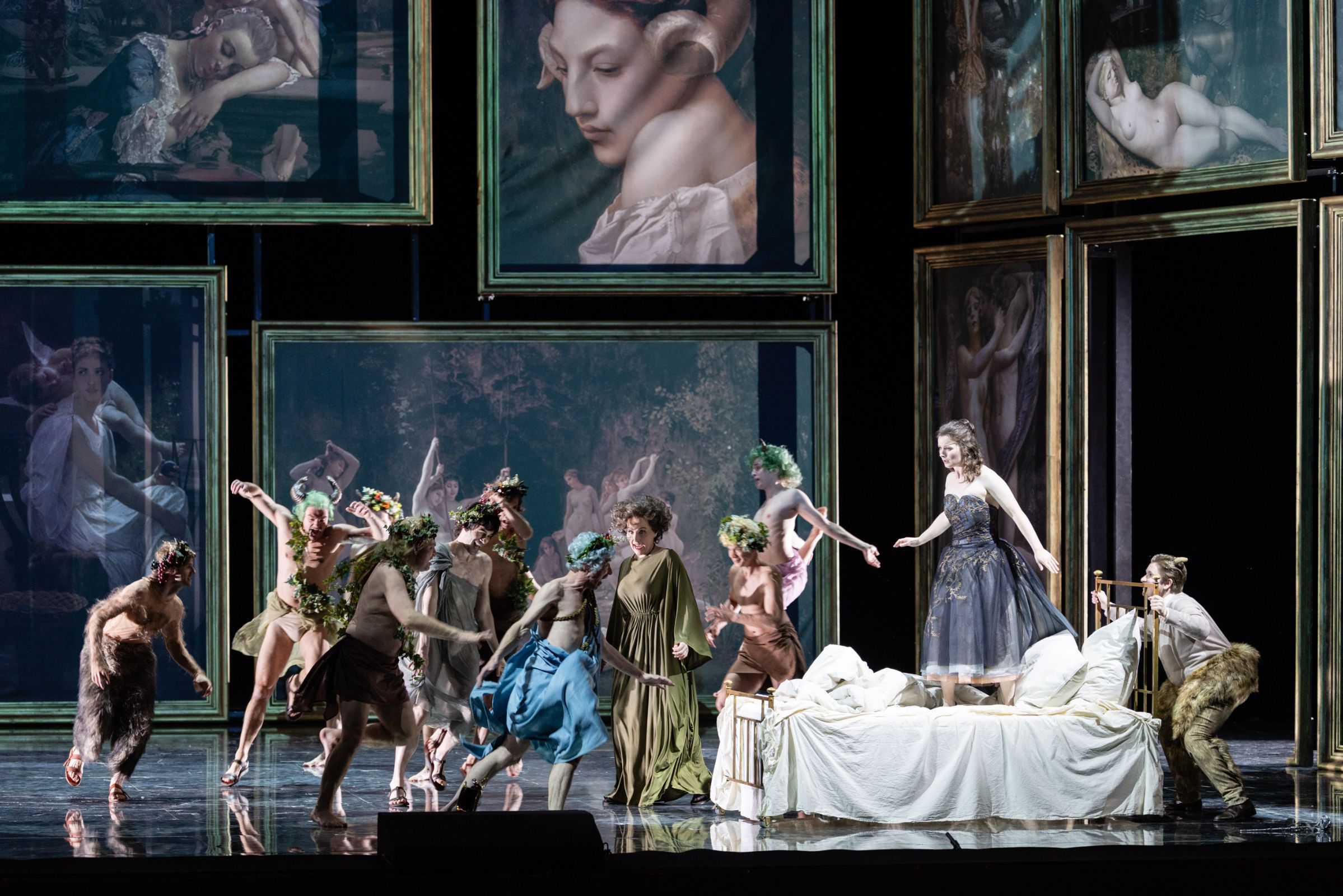 Liv Redpath (Sophie) und Samuel Stopford (Haushofmeister bei Faninal) &copy; Geoffroy Schied