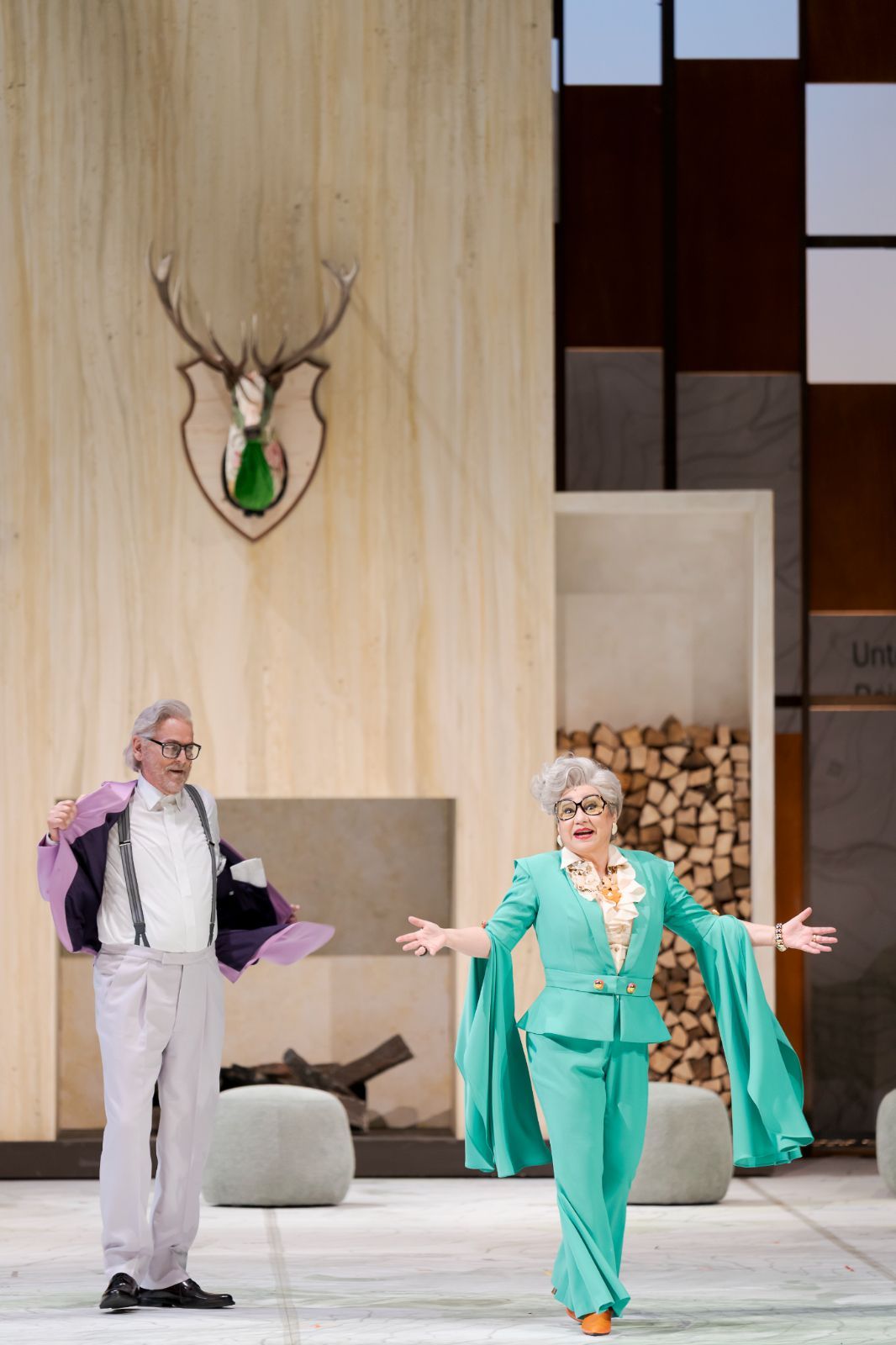 David McShane (Der König) und Uschi Plautz (Herzogin Maria Brankenhorst) &copy; Werner Kmetitsch
