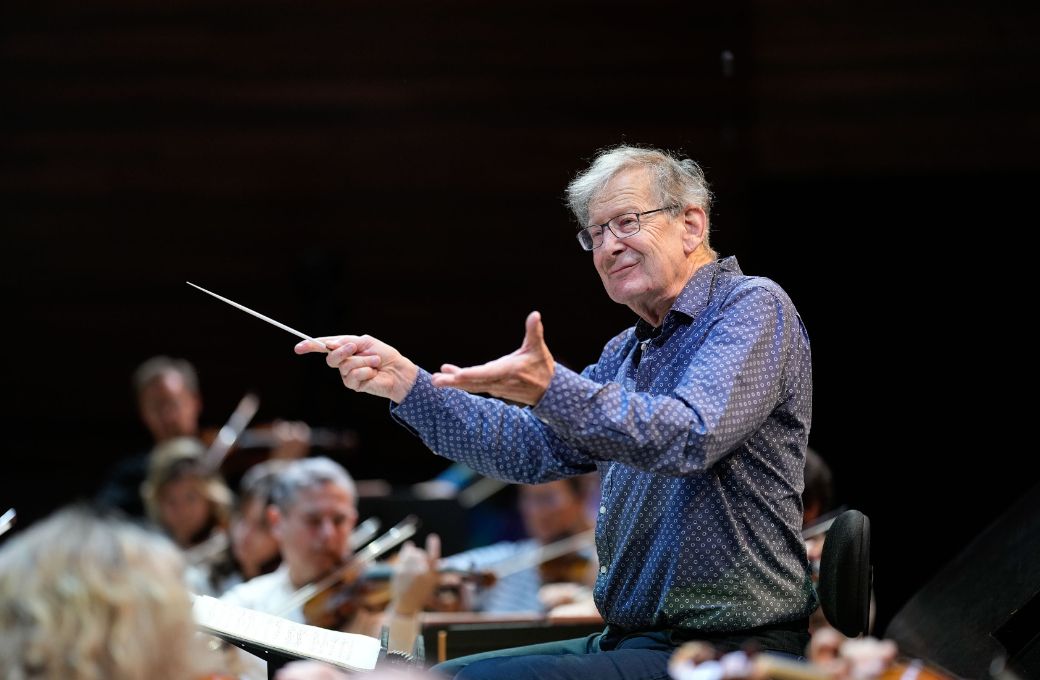 John Eliot Gardiner en r&eacute;p&eacute;tition avec le Philhar' &copy; Christophe Abramowitz / Radio France