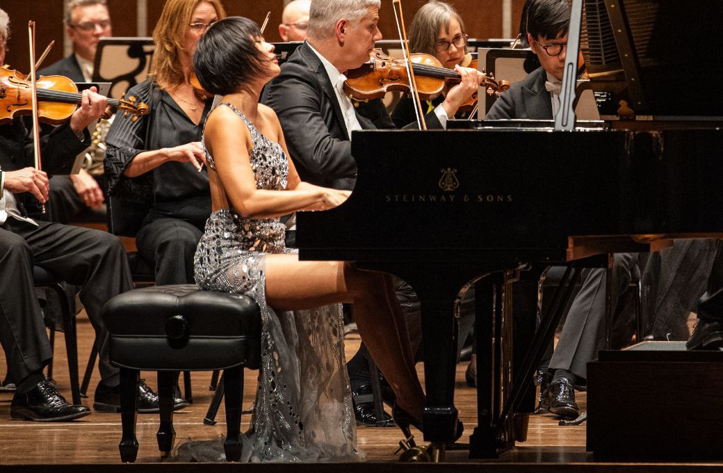 Yuja Wang and The Cleveland Orchestra © Aireonna McCall-Dube, courtesy of TCO