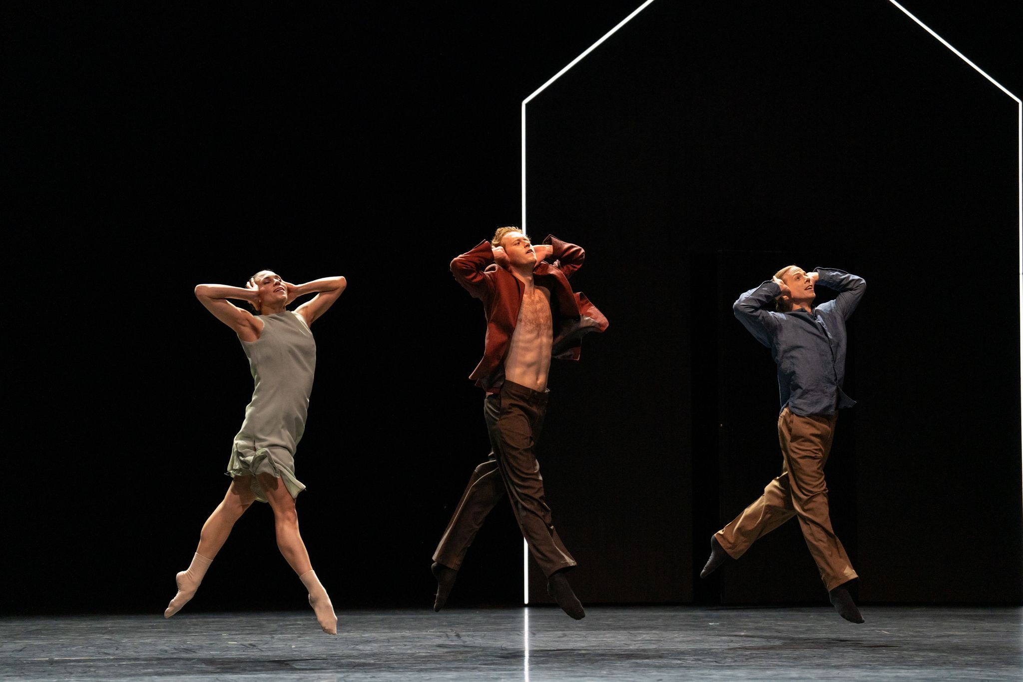 Jacqueline Burnett, Jack Henderson and David Schultz in Johan Inger's <i>Impasse</i> &copy; Michelle Reid