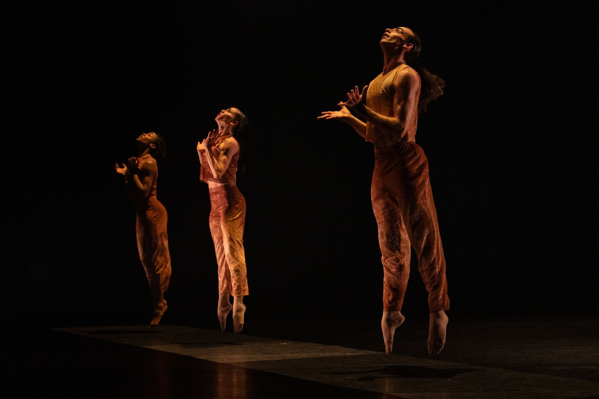 Michele Dooley, Jaqueline Burnett and Aaron Choate in <i>Into Being</i> by FLOCK &copy; Michelle Reid