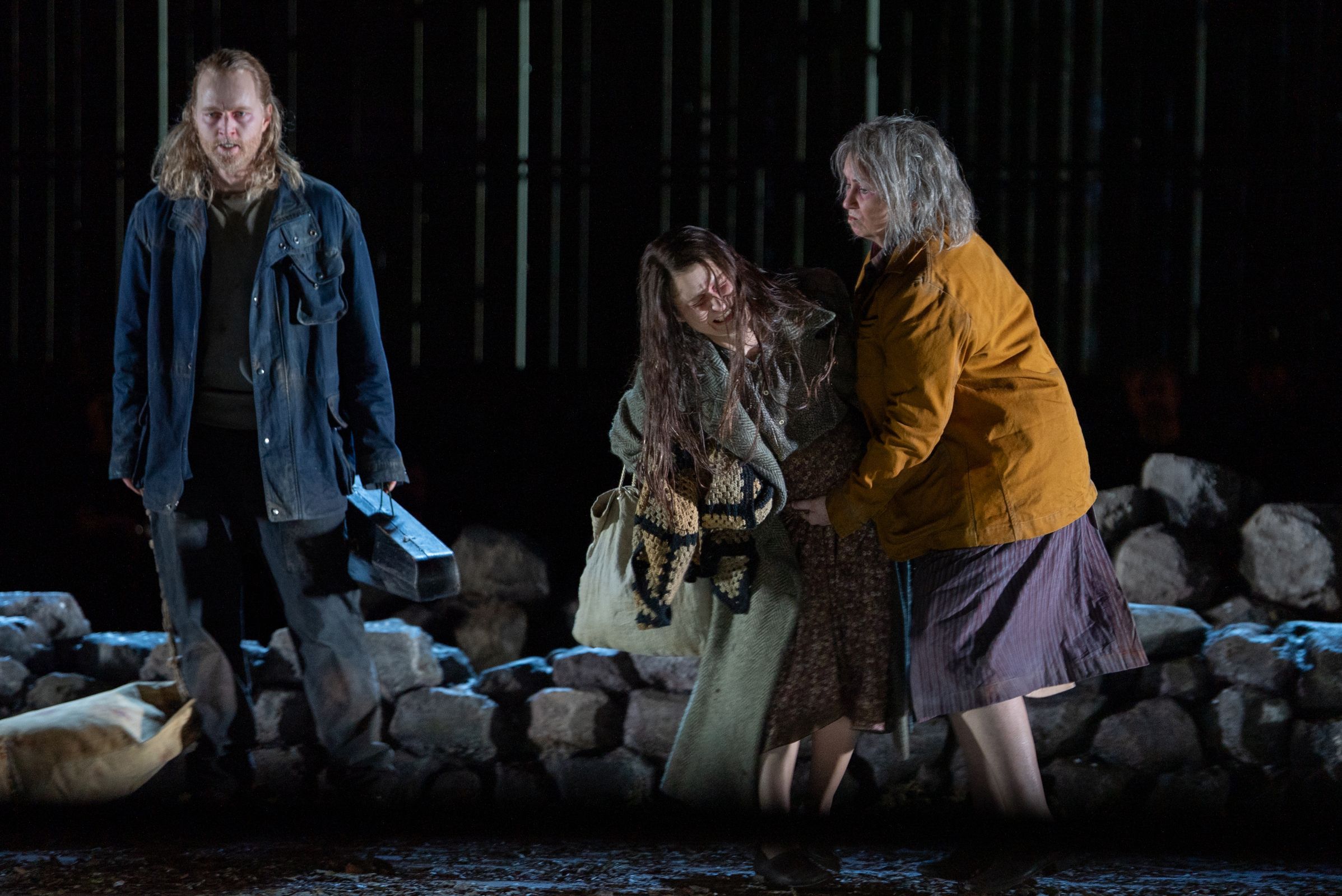 Wiktor Sundqvist (Asle), Louise McClelland (Alida) and Randi Stene (Older Woman) &copy; Monika Kolstad