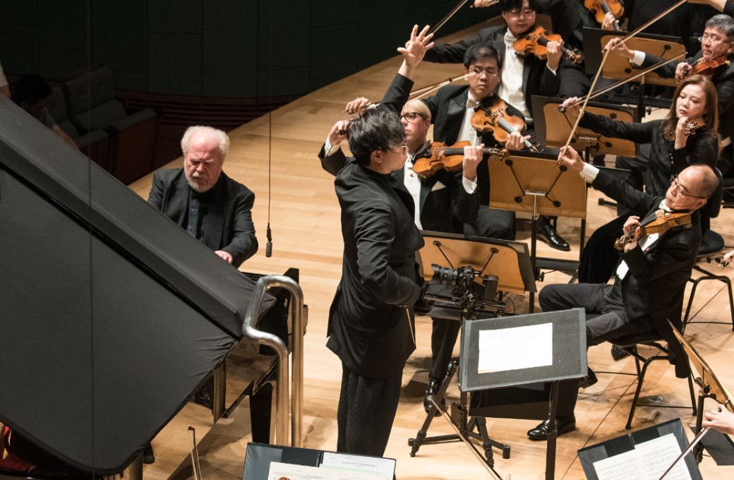 Gerhard Oppitz, Kahchun Wong and the Singapore Symphony Orchestra © Jack Yam | Singapore Symphony Orchestra