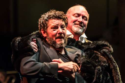 Richard Roberts (Mime) and Lars Cleveman (Siegfried) &copy; Clive Barda