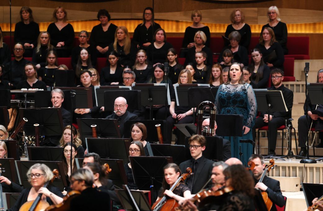 Jennifer Johnston, the Royal Liverpool Philharmonic Choir and Orchestra &copy; Gareth Jones