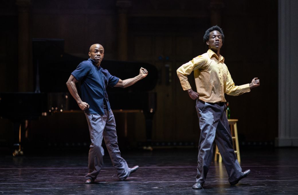 BlacBrik: Nahum McLean and Darius Drooh in <i>Death of the Bachelors</i> &copy; Deborah Jaffe