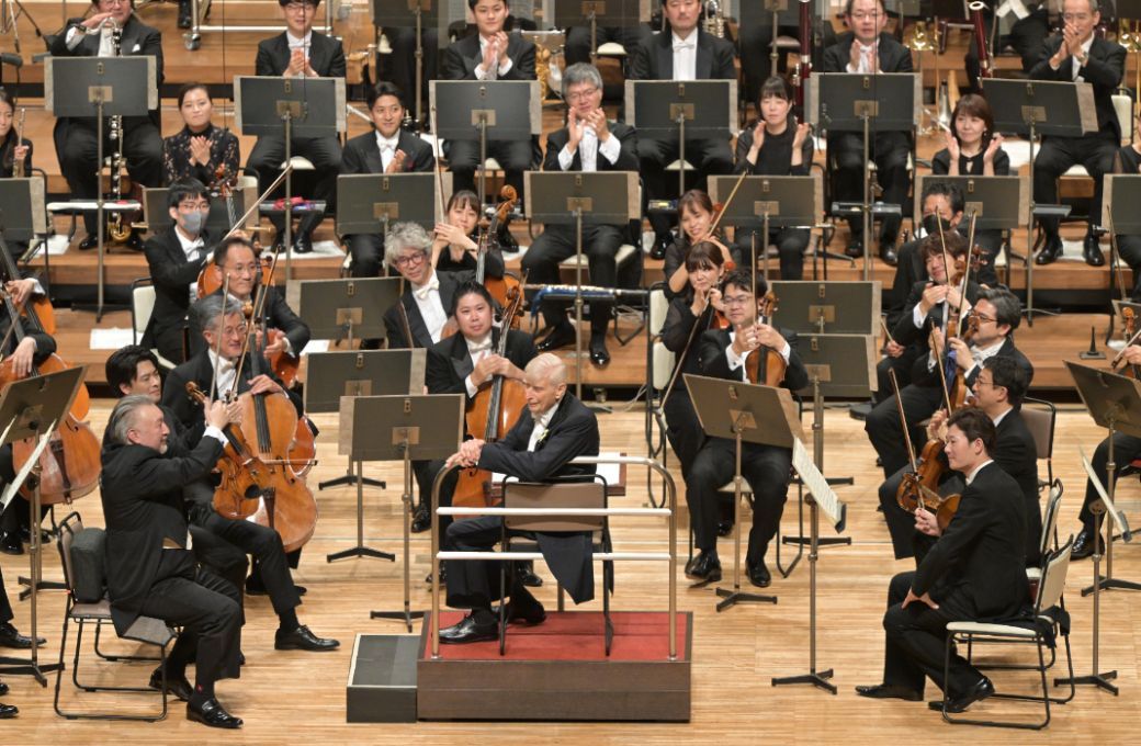 ヘルベルト・ブロムシュテットとNHK交響楽団によるマーラーの交響曲第9番（2022年） &copy; NHKSO