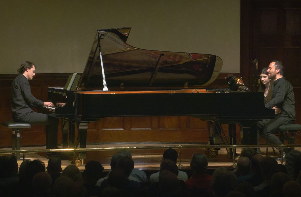 Lukas Sternath and Igor Levit &copy; Darius Weinberg | Wigmore Hall