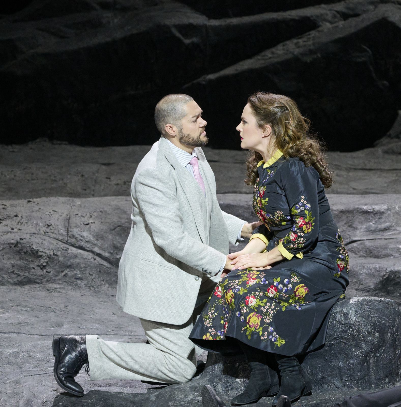 Edgardo Rocha (Don Ottavio) und Louise Alder (Donna Anna) &copy; Wiener Staatsoper | Michael Pöhn