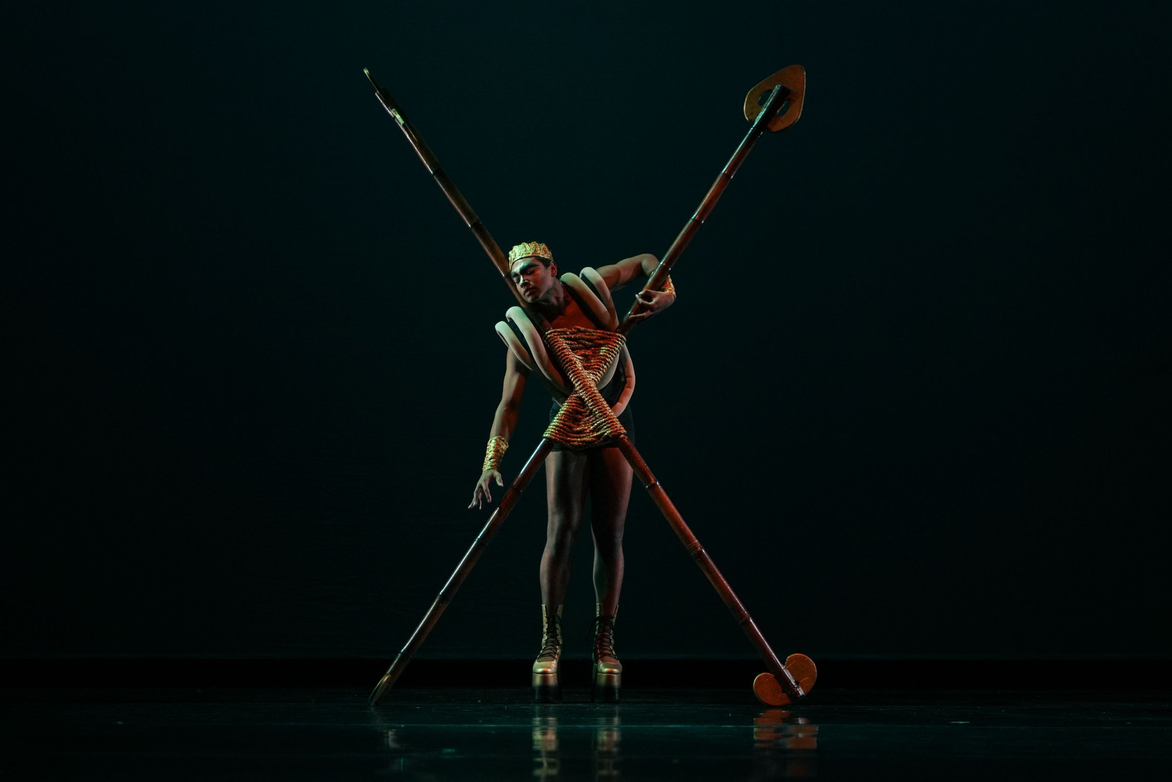 Jai Perez in Martha Graham's <i>Clytemnestra</i> © Isabella Pagano