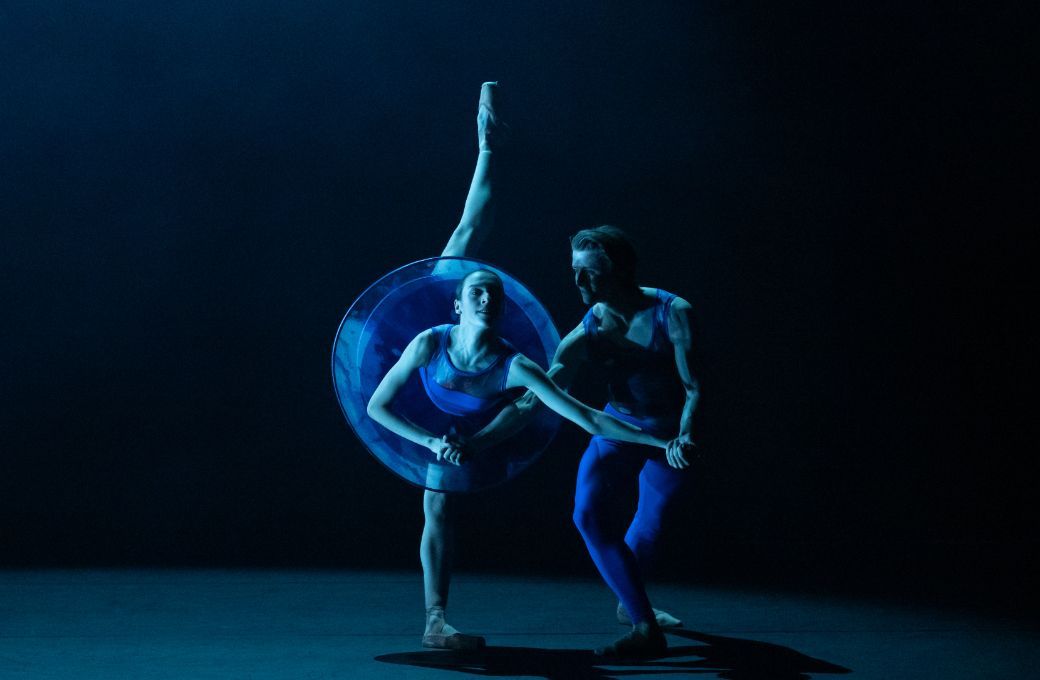 Laura Flugel and Hamish Longley in Andrew McNicol's <i>Bates Beats</i> © Photography by ASH