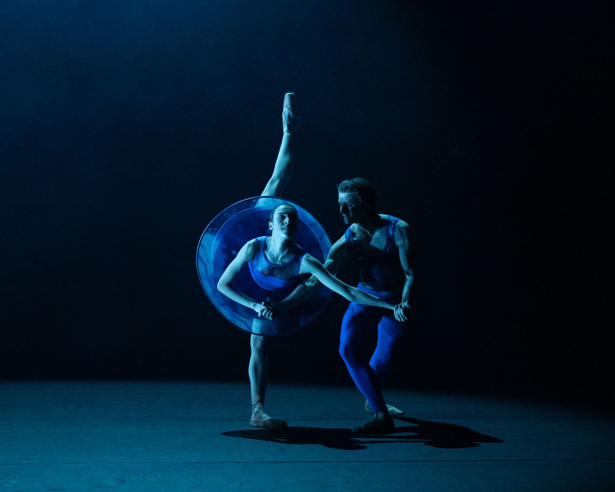 Laura Flugel and Hamish Longley in Andrew McNicol's <i>Bates Beats</i> &copy; Photography by ASH