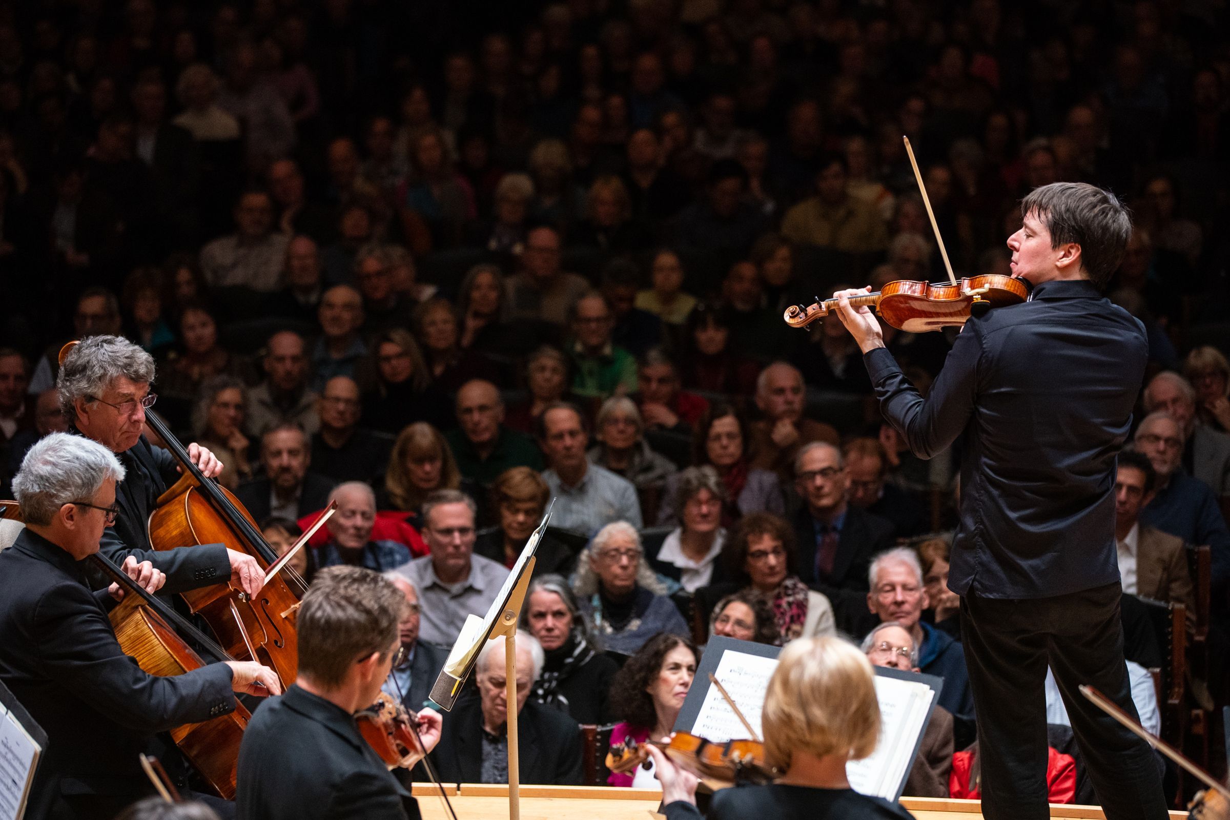 Joshua Bell leads the Academy of St Martin in the Fields &copy; Robert Torres