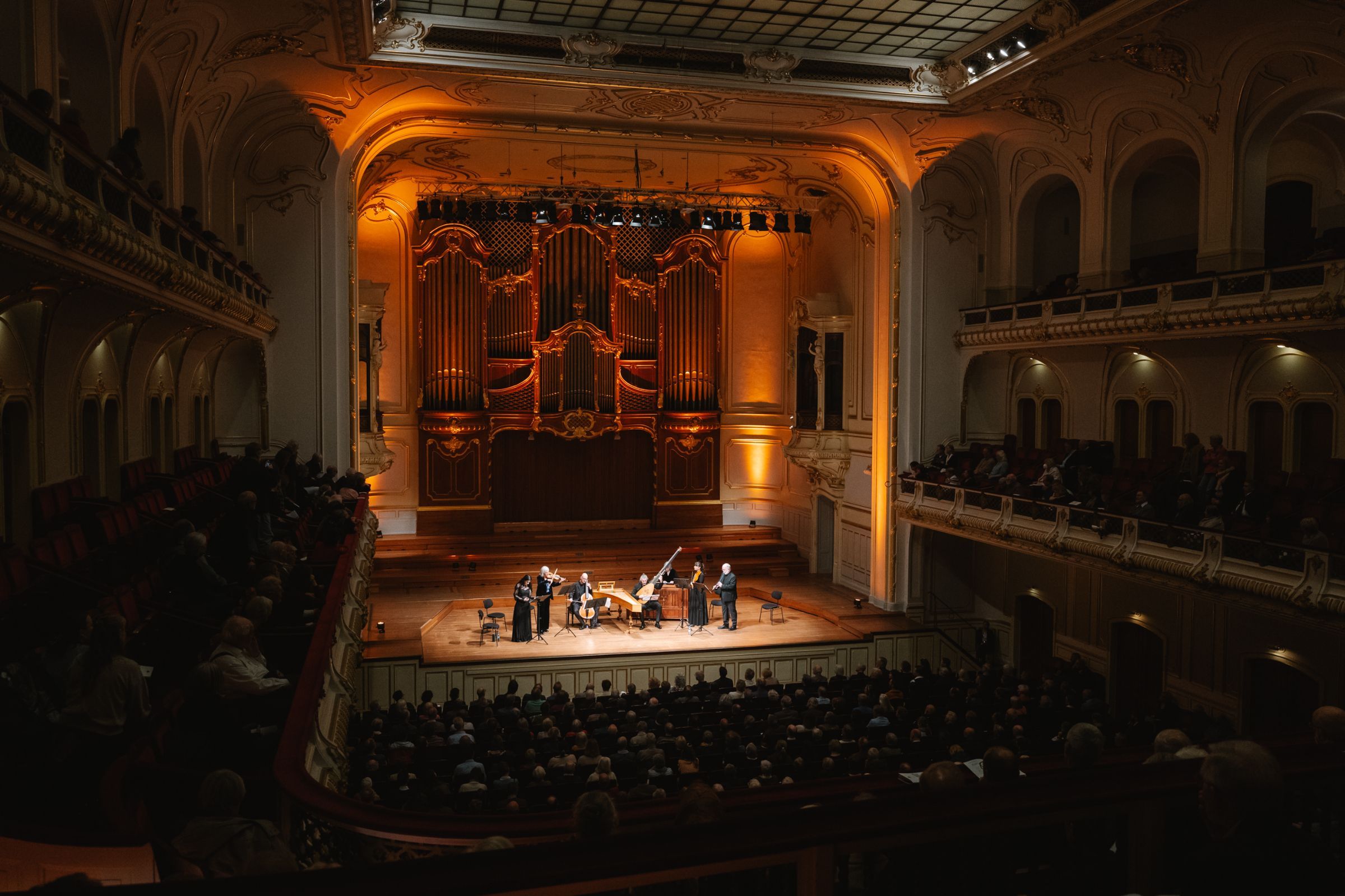 Hana Blažíková, Bruce Dickey and The Breathtaking Collective in the Laeiszhalle © Daniel Dittus