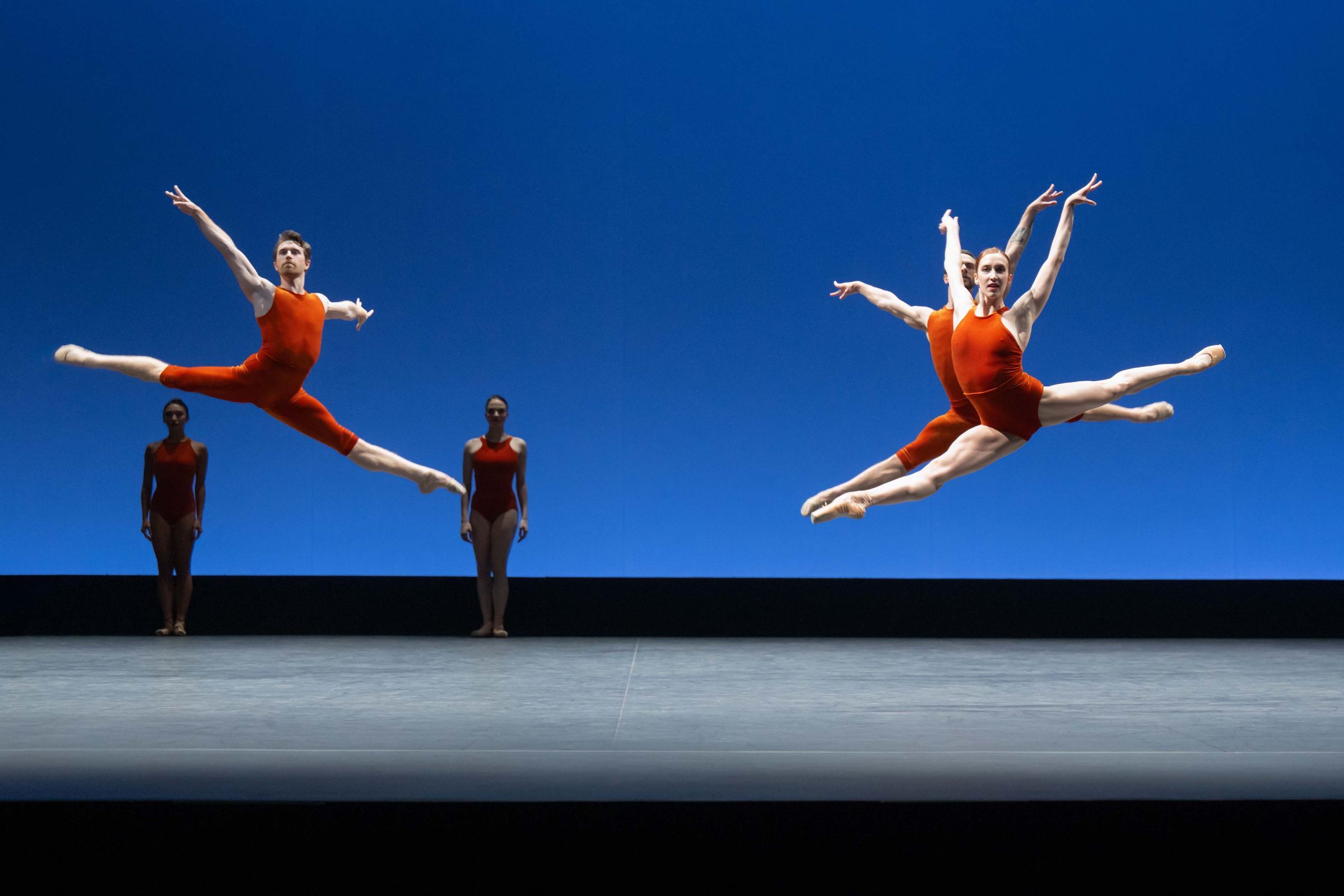 English National Ballet dancers in William Forsythe's <i>Herman Schmerman</i> &copy; Photography by ASH