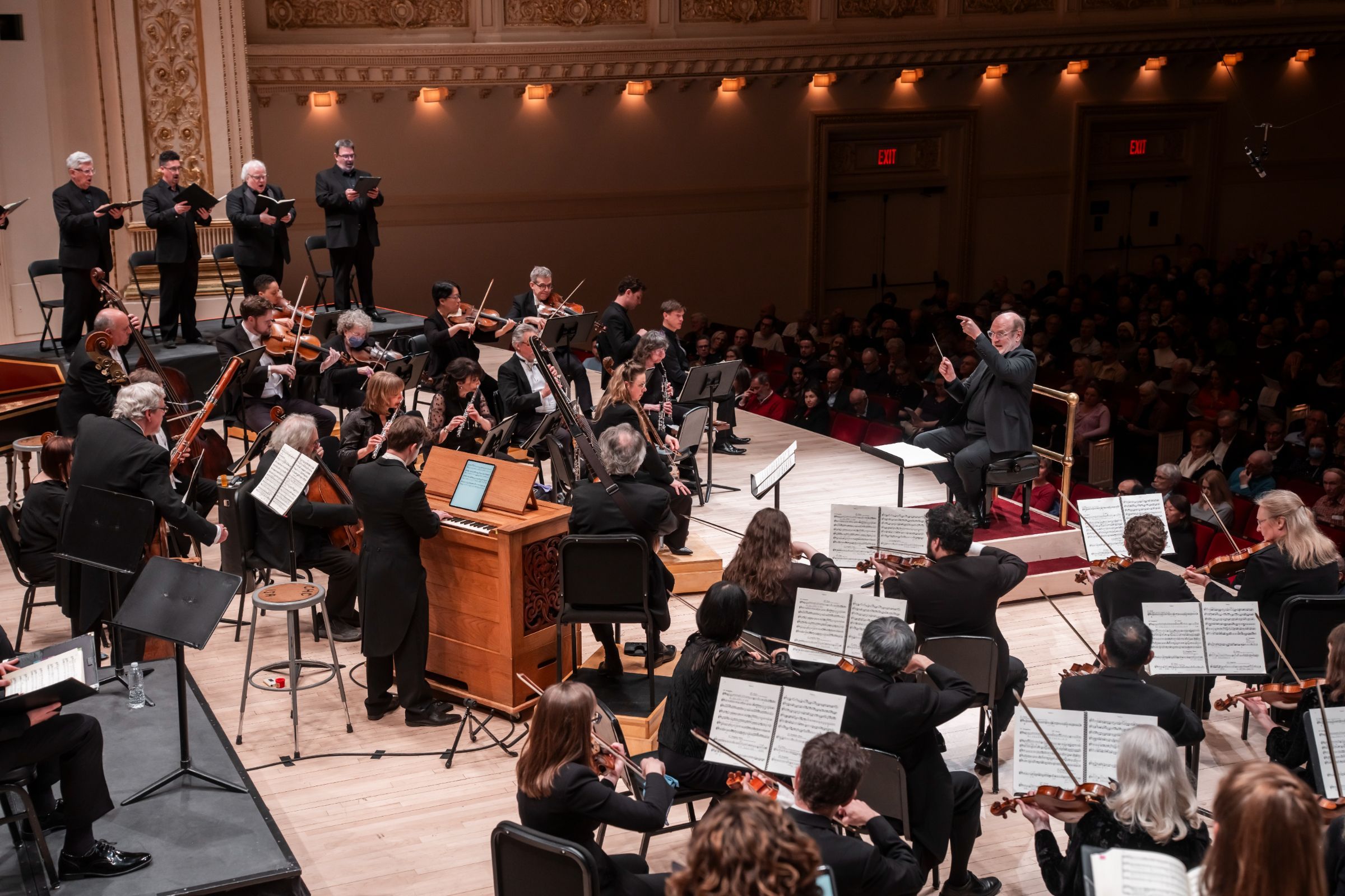 Bernard Labadie conducts the Orchestra of St Luke's &copy; Chris Lee
