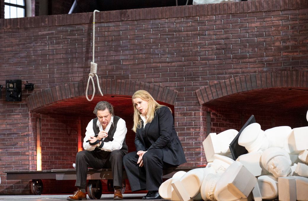Dmitry Korchak (Pollione) and Rachel Willis-Sørensen (Norma) © Bernd Uhlig