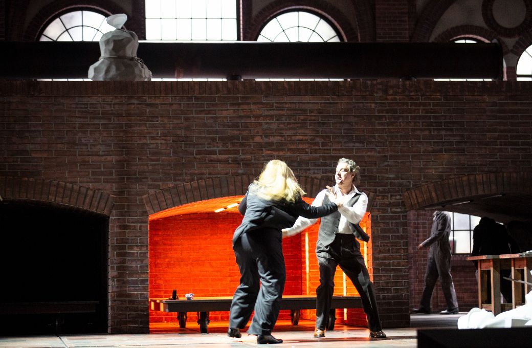 Rachel Willis-S&oslash;rensen (Norma) and Dmitry Korchak (Pollione) &copy; Bernd Uhlig
