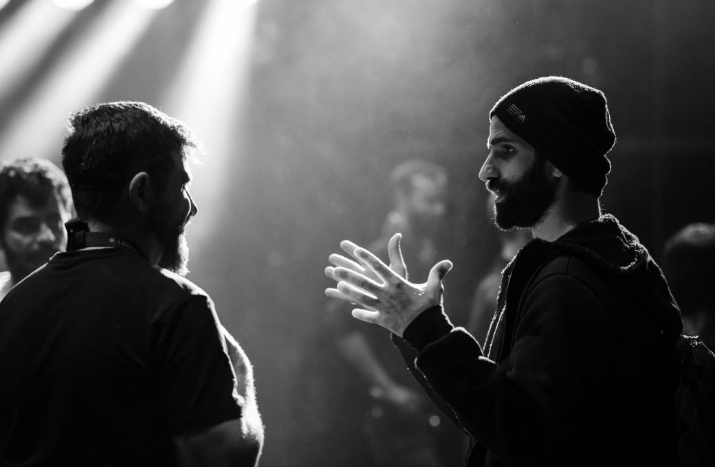 Eyal Dadon in rehearsal &copy; Serghei Gherciu