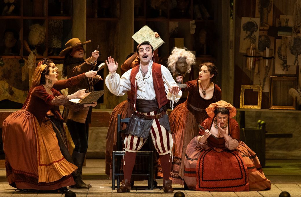 Davide Luciano (Figaro) &copy; Marty Sohl | Met Opera