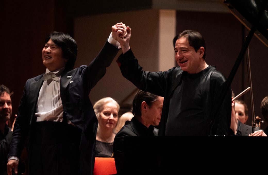 Kazuki Yamada and Fazıl Say © Jonathan Ferro