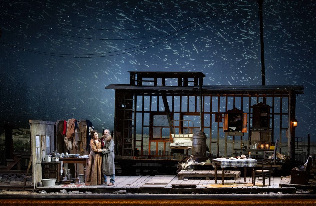 Anna Pirozzi (Minnie) and Martin Muehle (Dick Johnson) &copy; Luciano Romano